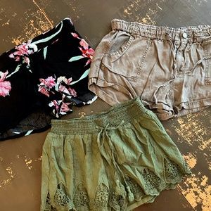 Vans & others lot of 3 shorts
